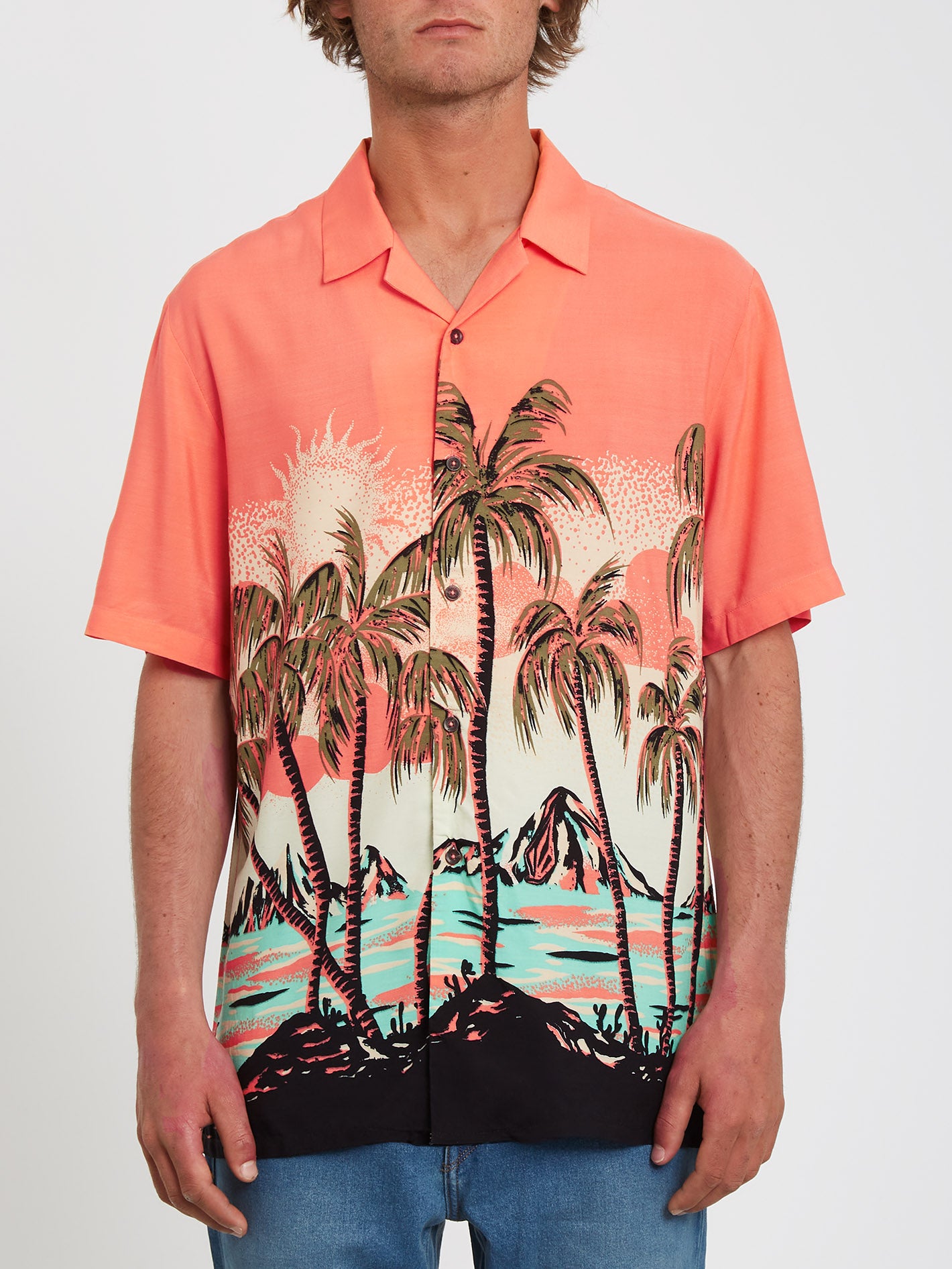 Parodice Shirt - LIVING CORAL