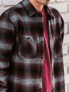 Quintin Flannel Shirt - BLACK (A0532001_BLK) [12]