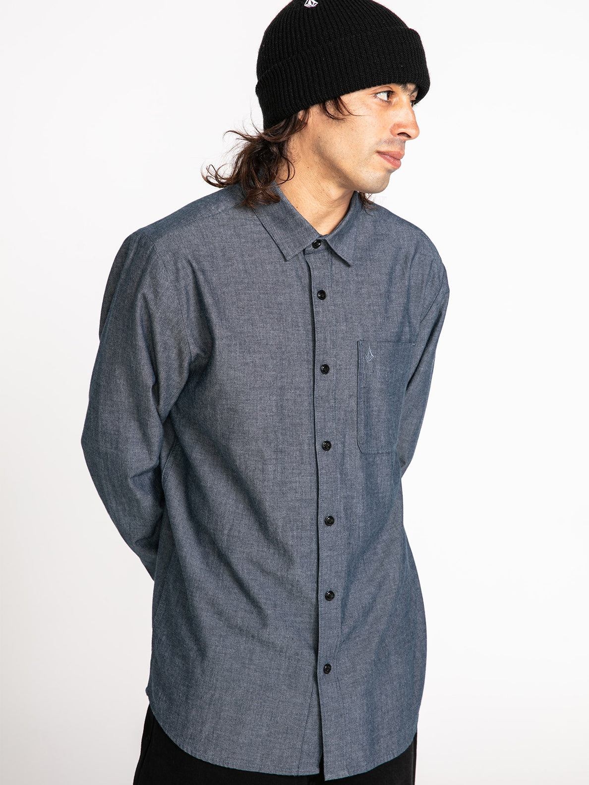 Date Knight Shirt - NAVY (A0532202_NVY) [11 2]