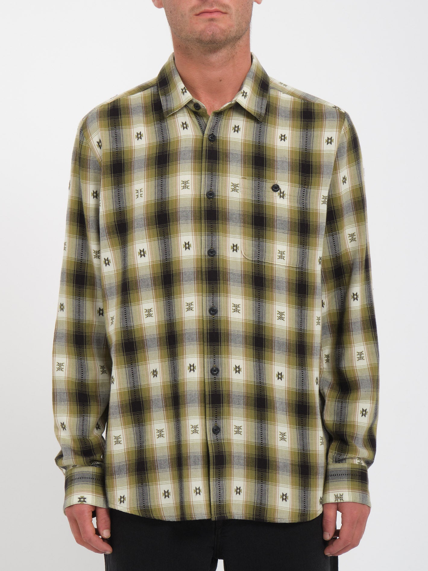 Skate Vitals Simon B Shirt - EXPEDITION GREEN