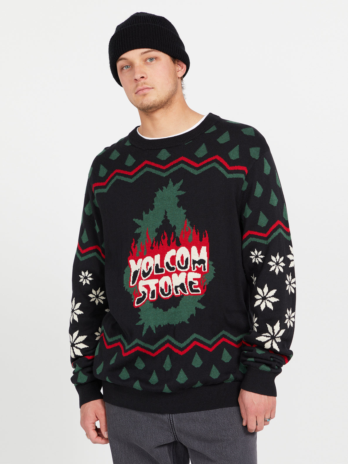 Volcom christmas sweater outlet