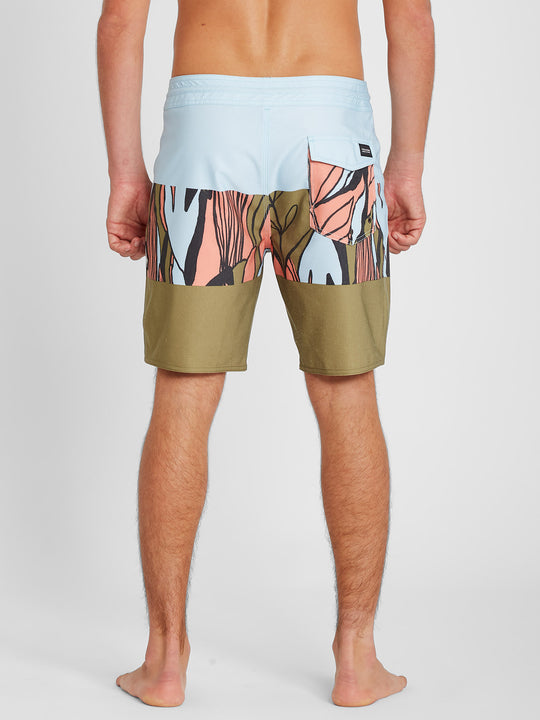 Tropic Blotter Panel 18" Boardshort - Old Mill (A0812105_OLM) [b]
