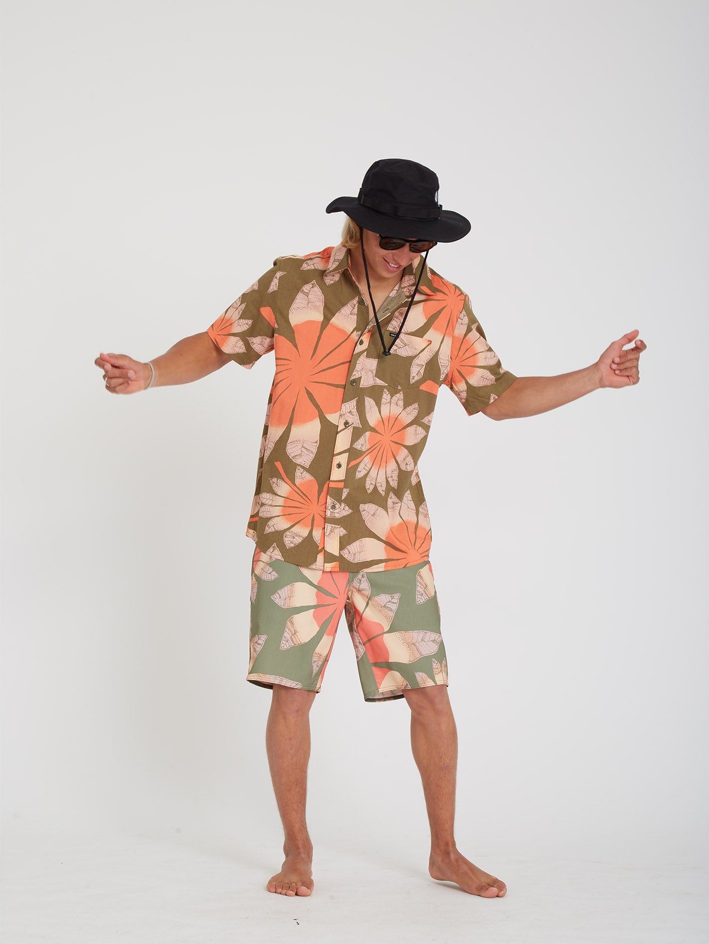 Sunder Stoney 19" Boardshort - MARTINI OLIVE