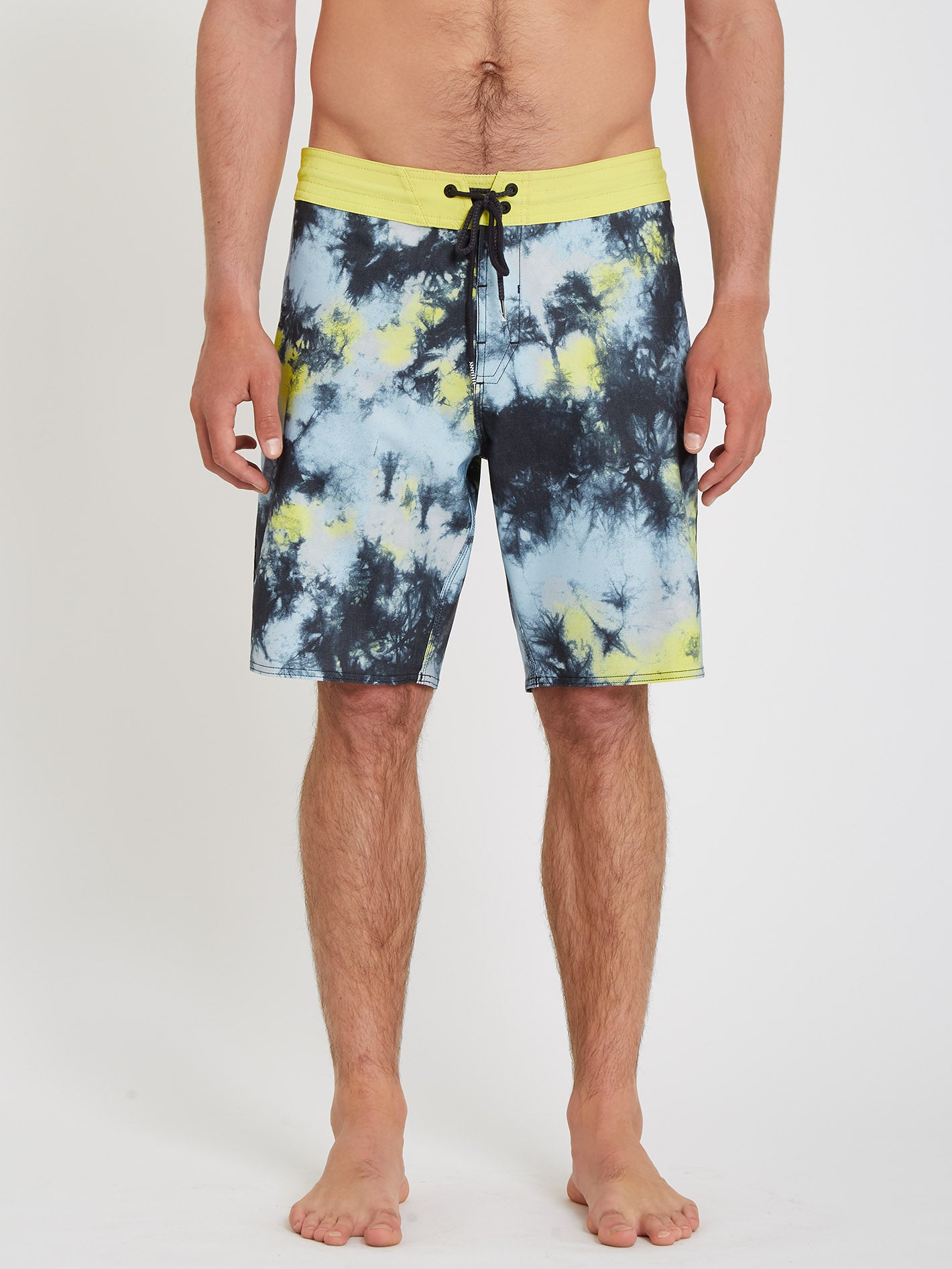 Saturate Stoney 19" Boardshort - LIME TIE DYE