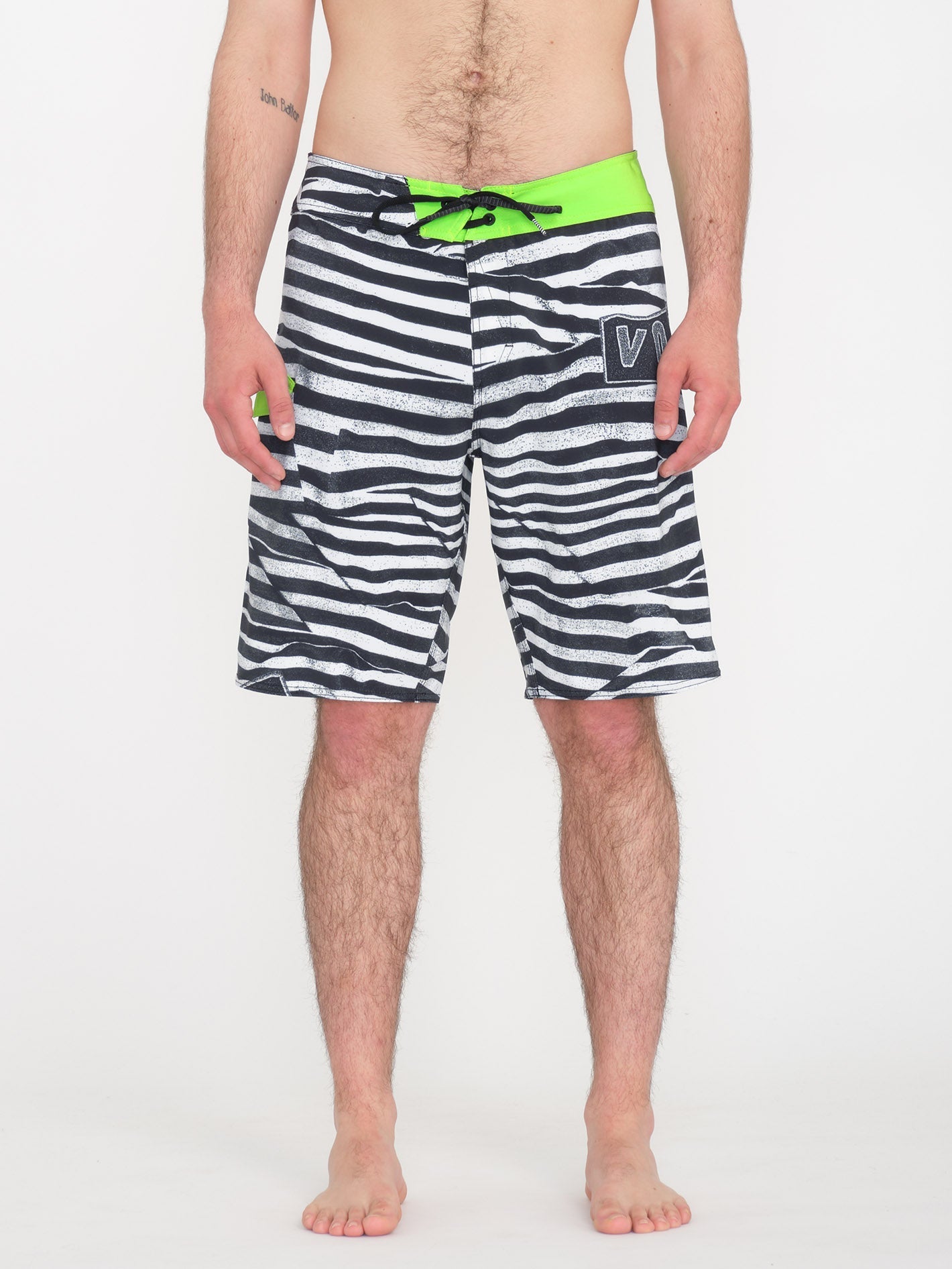 Lido Print Mod 20" Boardshort - ELECTRIC GREEN