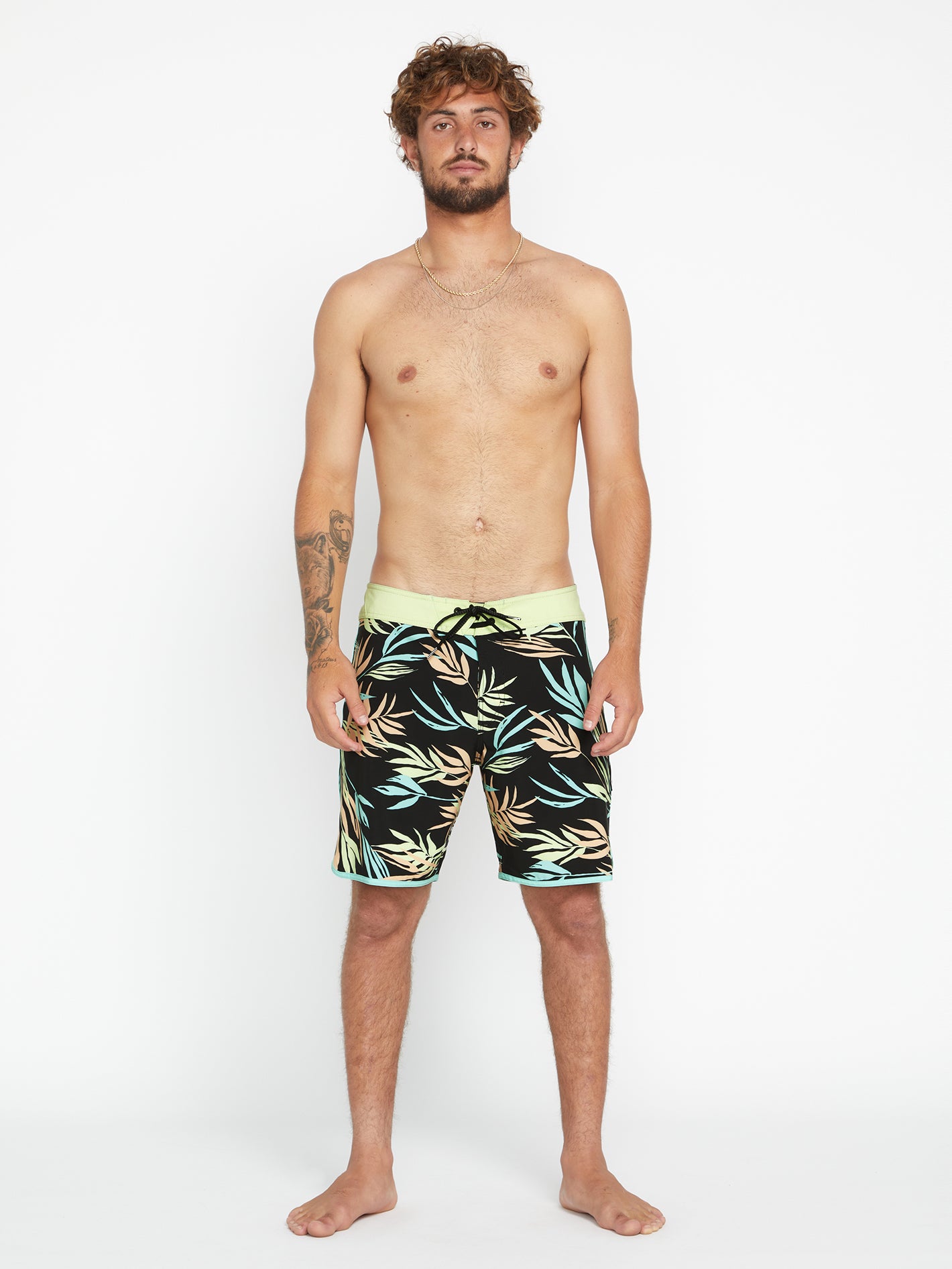 Bleeding Leaf Mod 18 Boardshort BLACK BLACK 28