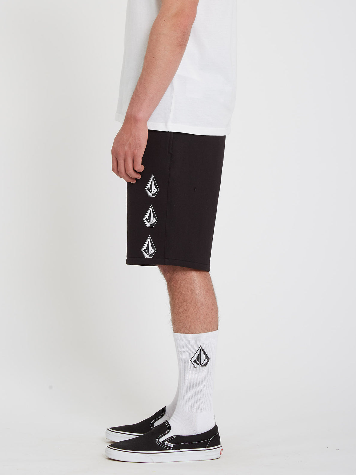 Iconic Stone Fleece Short BLACK Volcom Europe