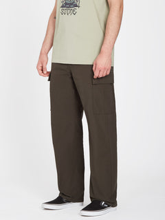 Volmander March Cargo Trousers - RINSED BLACK (A1112302_RIB) [F]