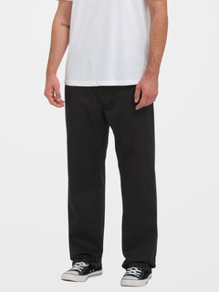 Frickin Regular Stretch Chino Trousers - BLACK (A1112304_BLK) [F]