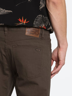 Vorta 5 Pocket Slub Slim Fit Jeans - Lead (A1131701_LED) [4]