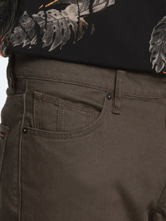 Vorta 5 Pocket Slub Slim Fit Jeans - Lead (A1131701_LED) [5]