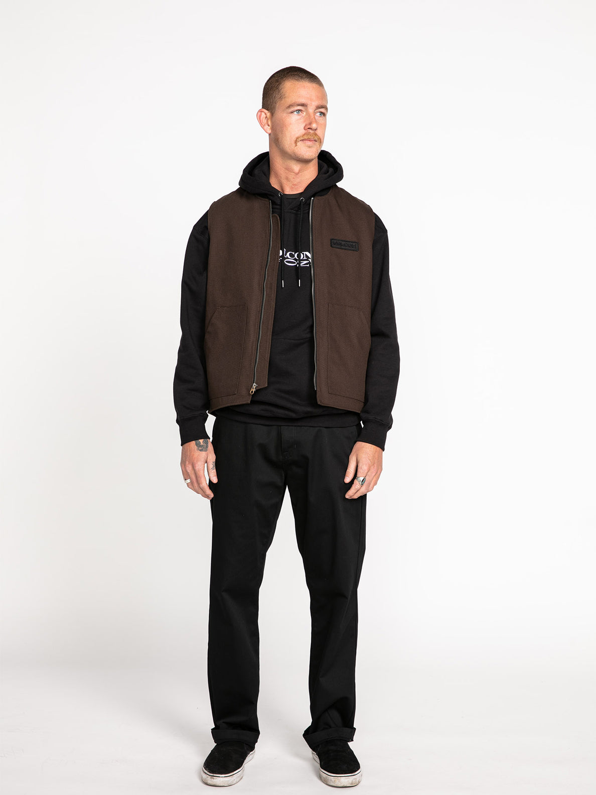 Frickin Skate Chino Trousers - BLACK (A1132106_BLK) [10]