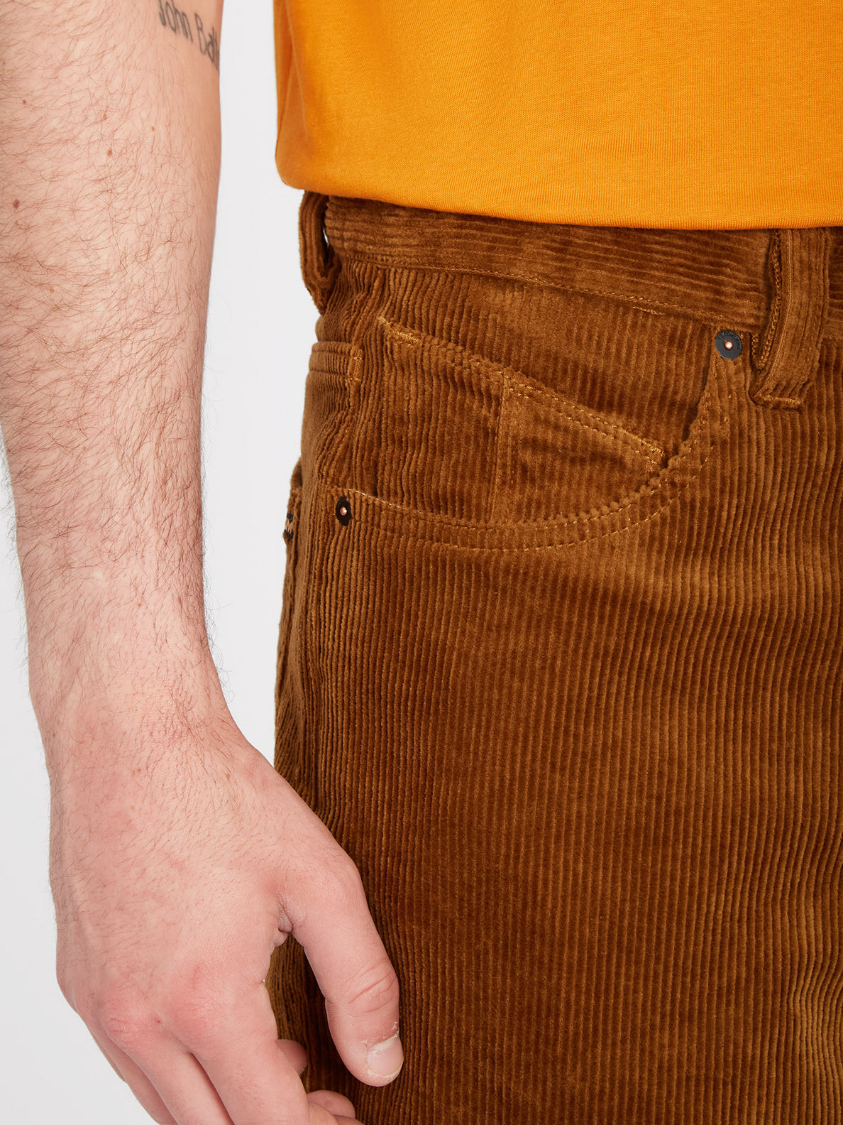 Lurking About Corduroy Trousers - RUBBER (A1132207_RUB) [5]