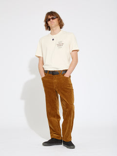 Lurking About Corduroy Trousers - RUBBER (A1132207_RUB) [B]