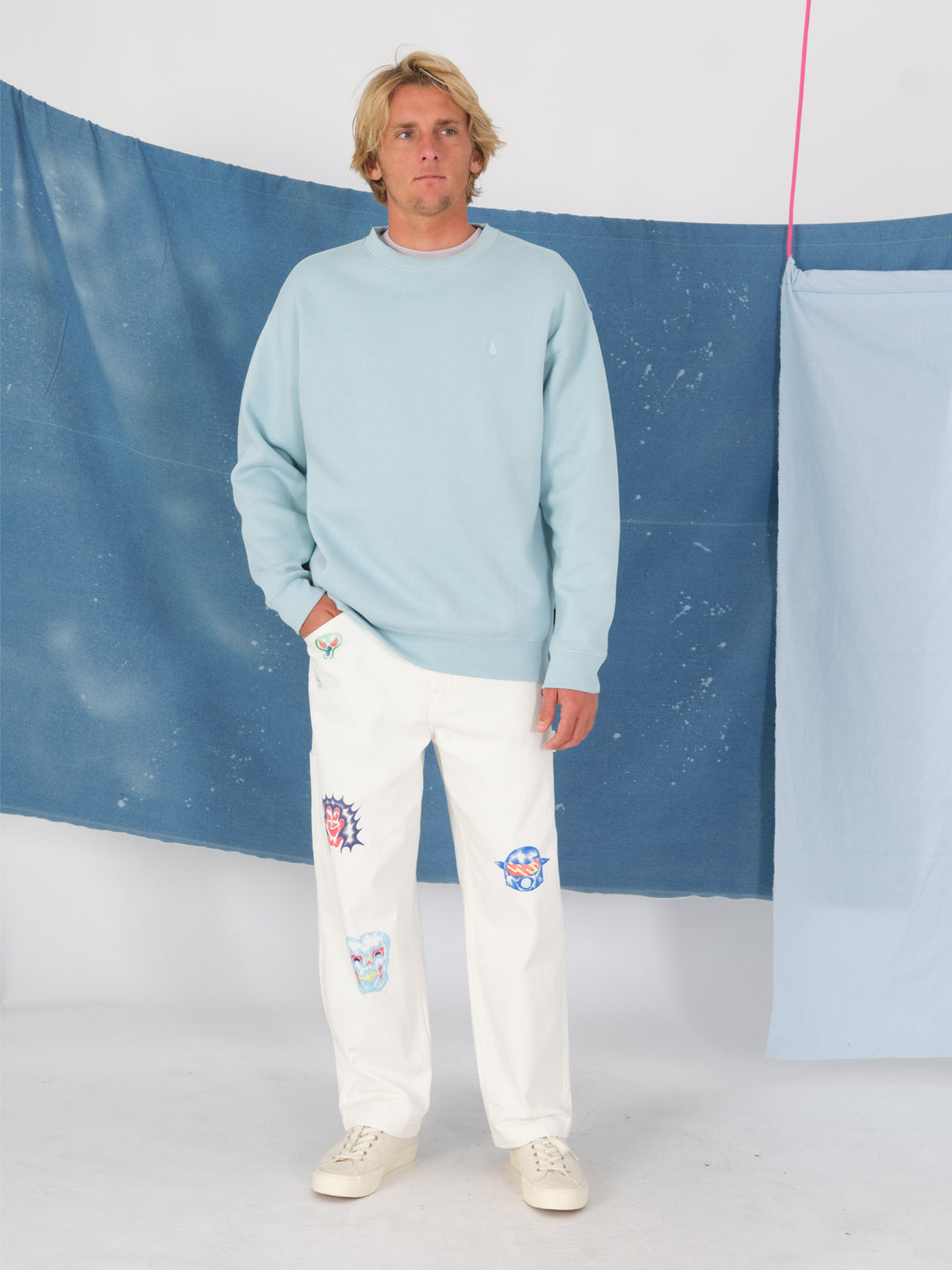 Sam Ryser Trousers - WHITECAP GREY - Men - Volcom EUROPE – Volcom Europe