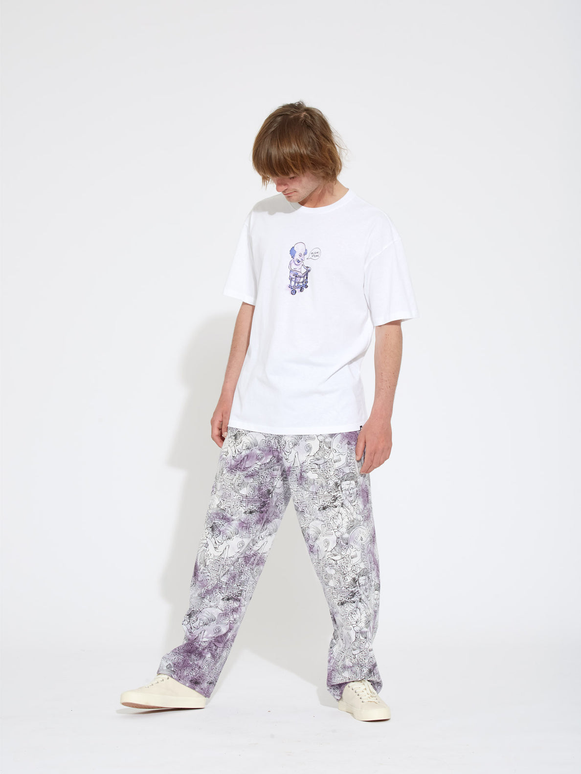 Ed Merlin Murray Elasticated Waist Trousers - PRINT (A1212304_PRT) [6]