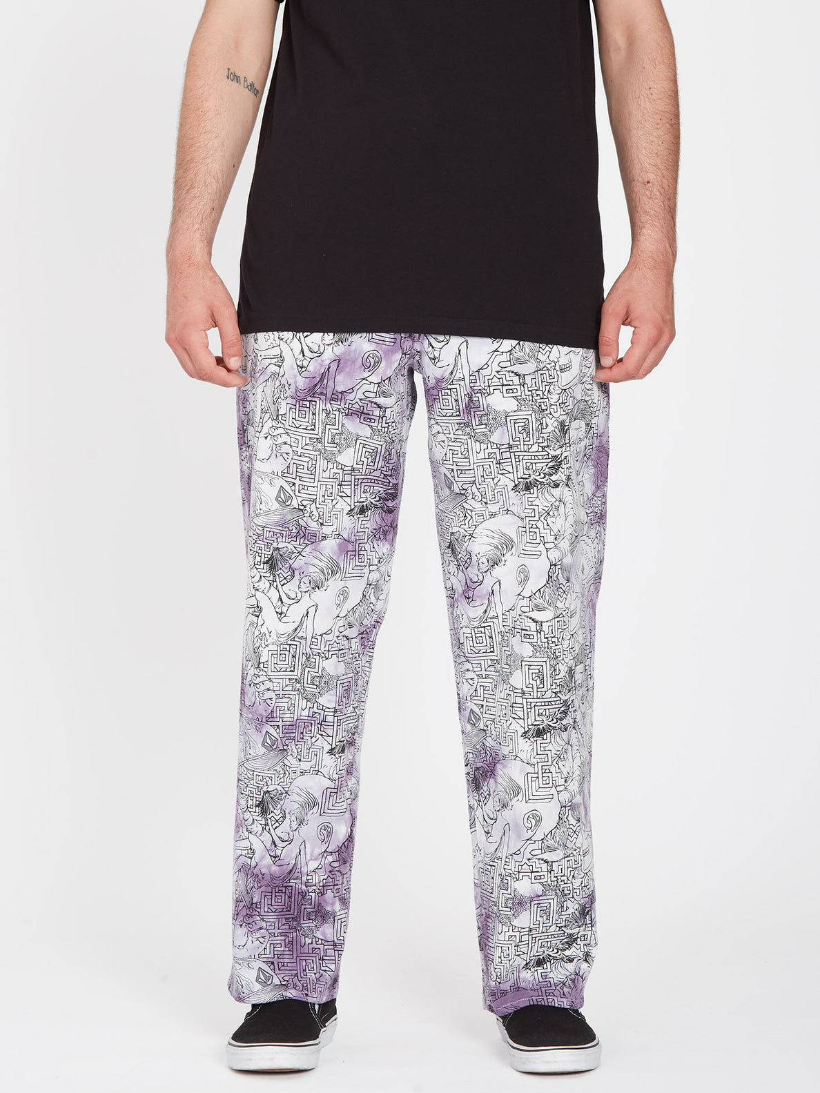 Ed Merlin Murray Elasticated Waist Trousers - PRINT (A1212304_PRT) [9]