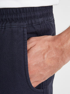 Rainer Elastic Waist Pant - NAVY (A1232100_NVY) [5]