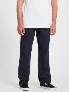 Rainer Elastic Waist Pant - NAVY (A1232100_NVY) [F]