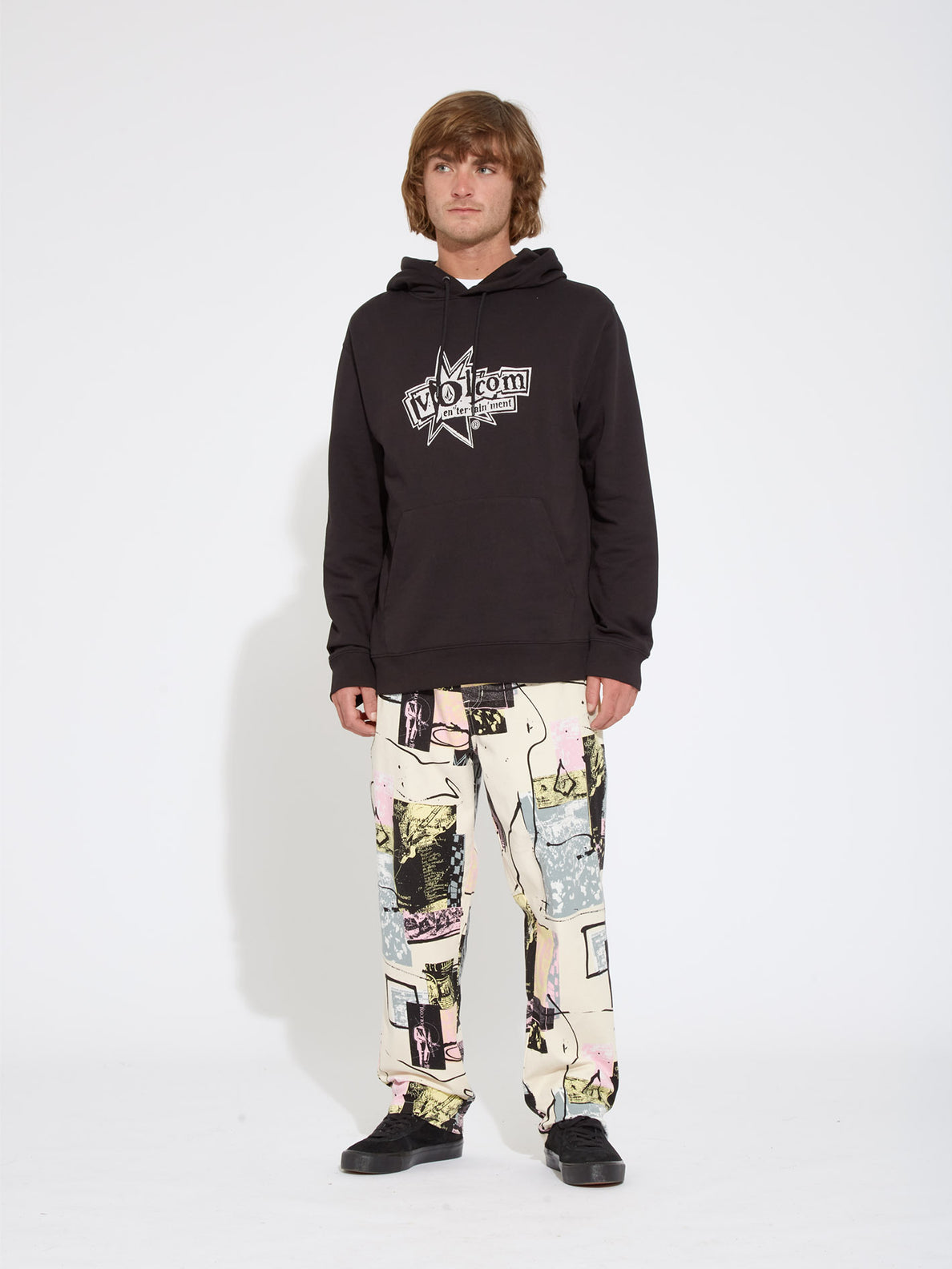Psychstone Elasticated Waist Trousers WHITECAP GREY Men