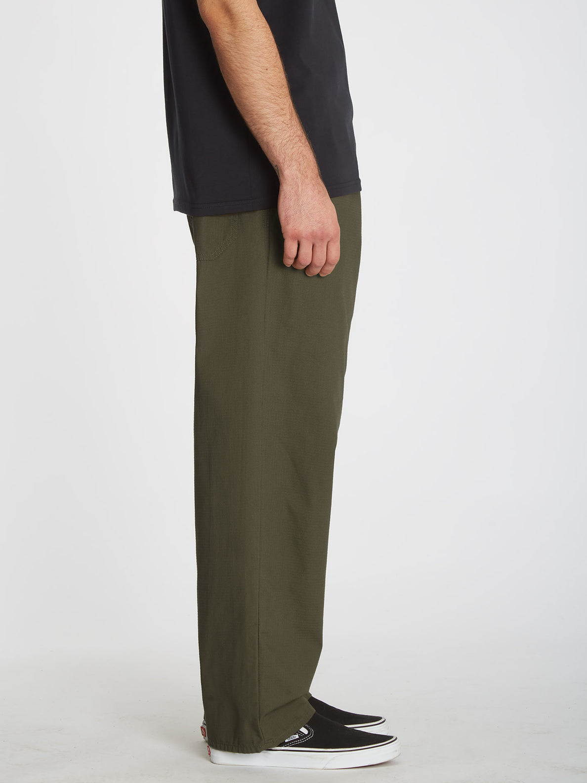 Outer Spaced Casual Trousers - SERVICE GREEN (A1232203_SVG) [3]