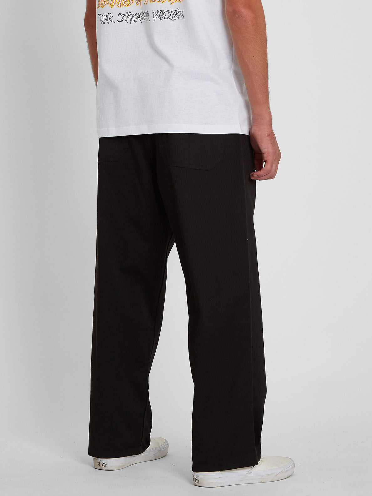 Outer Spaced Solid Pant - BLACK (A1242004_BLK) [2]