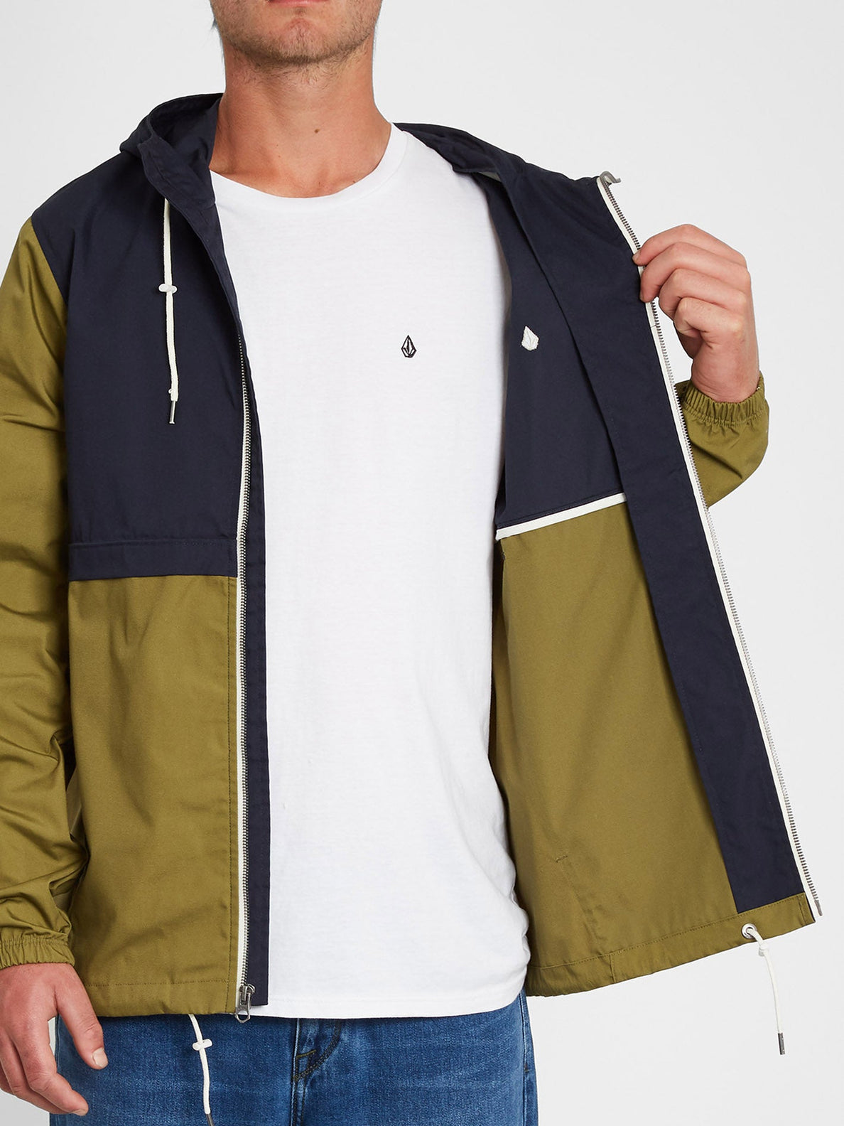 Howard Hooded Jacket Navy Volcom Europe