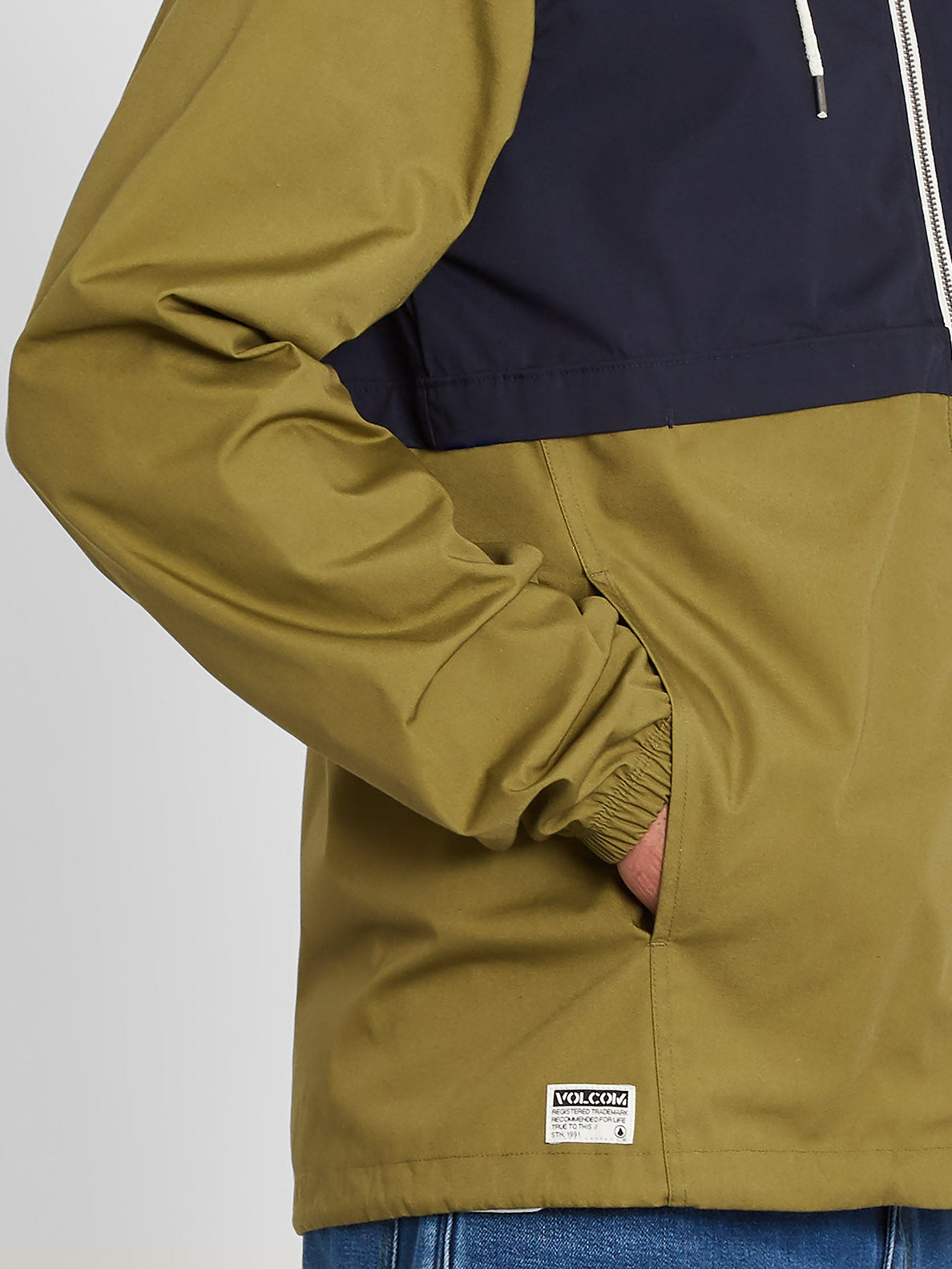 Volcom hooded cheap jacket