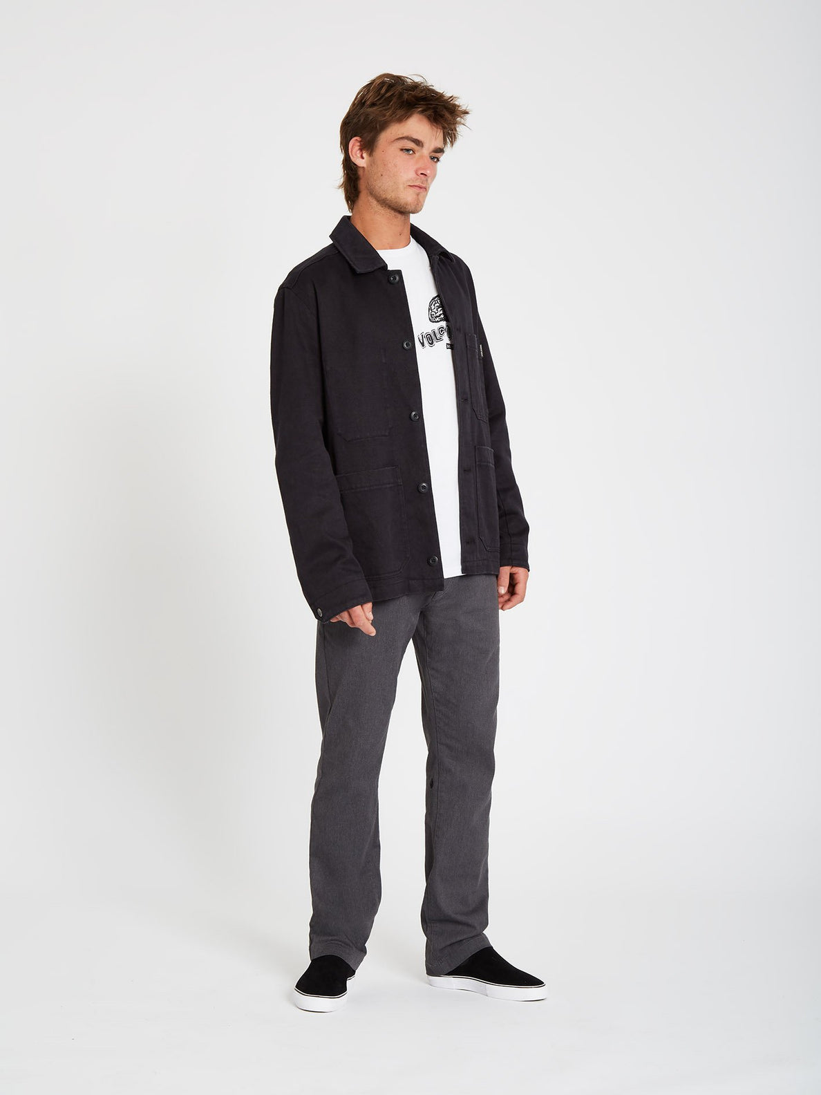 Atwall Chore Jacket - Black (A1512104_BLK) [20]