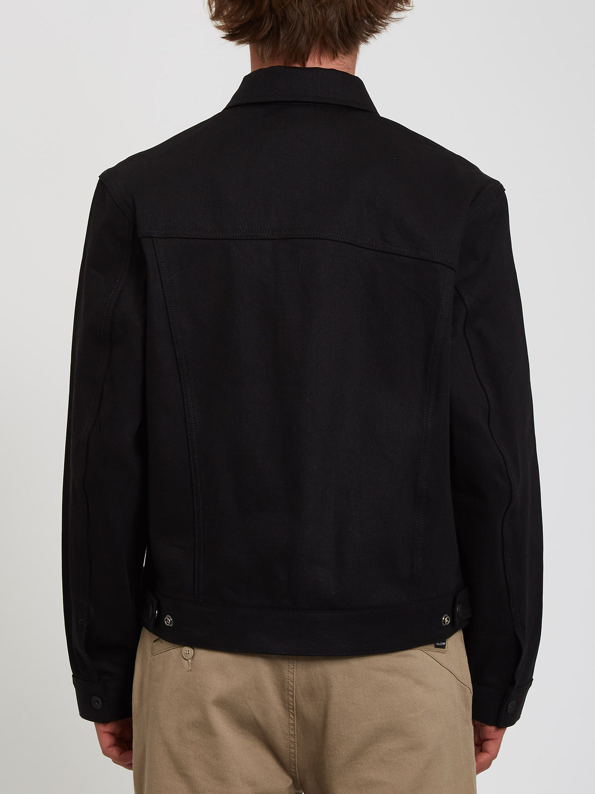 Volcom black clearance denim jacket