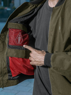 Volcom X Girl Skateboards Jacket - BROLIVE (A1632000_BLV) [11]