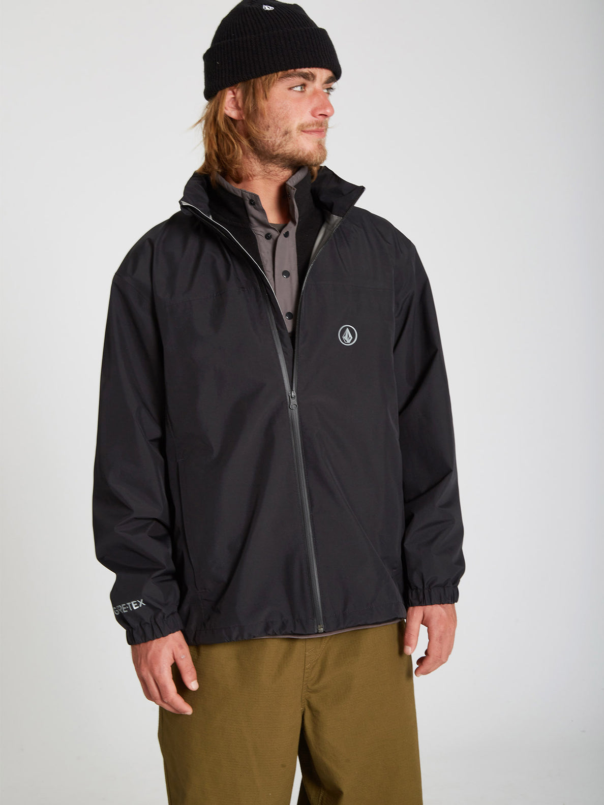 Stone Shell Gore Tex Jacket BLACK Volcom Europe