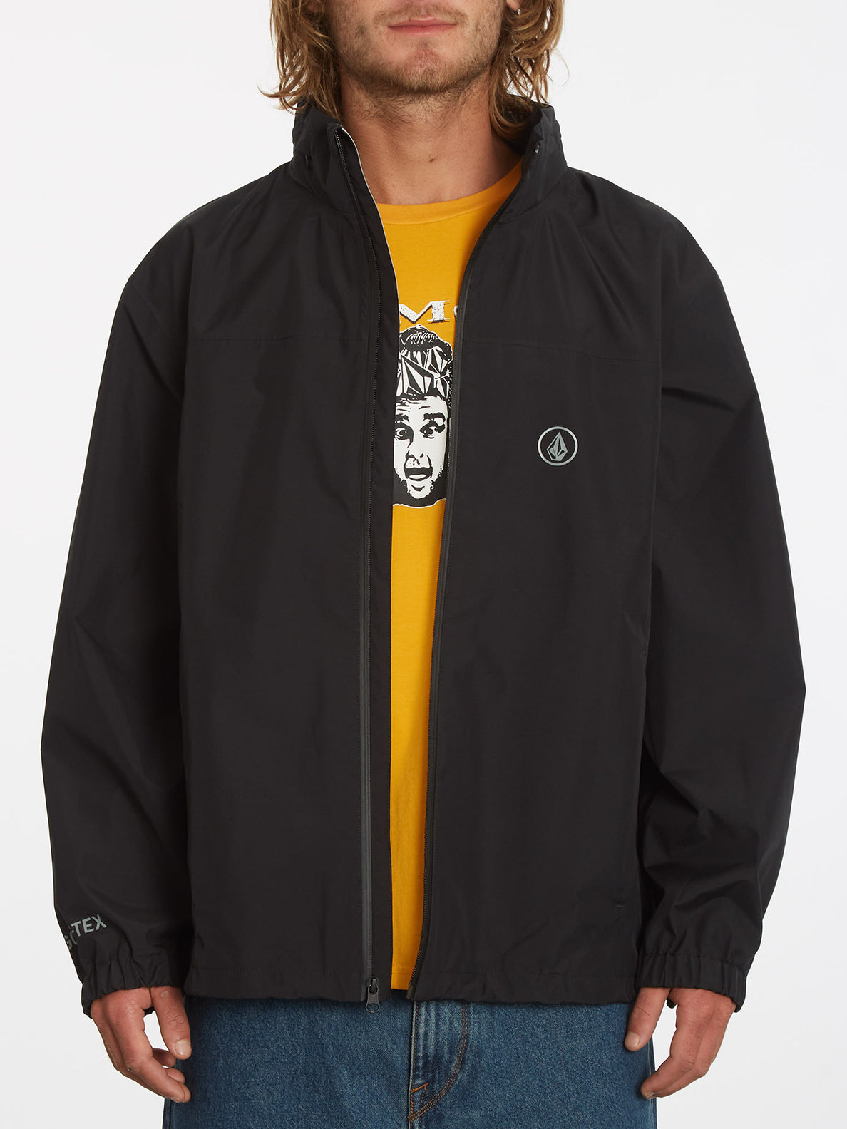 Stone Shell Gore Tex Jacket BLACK Volcom Europe