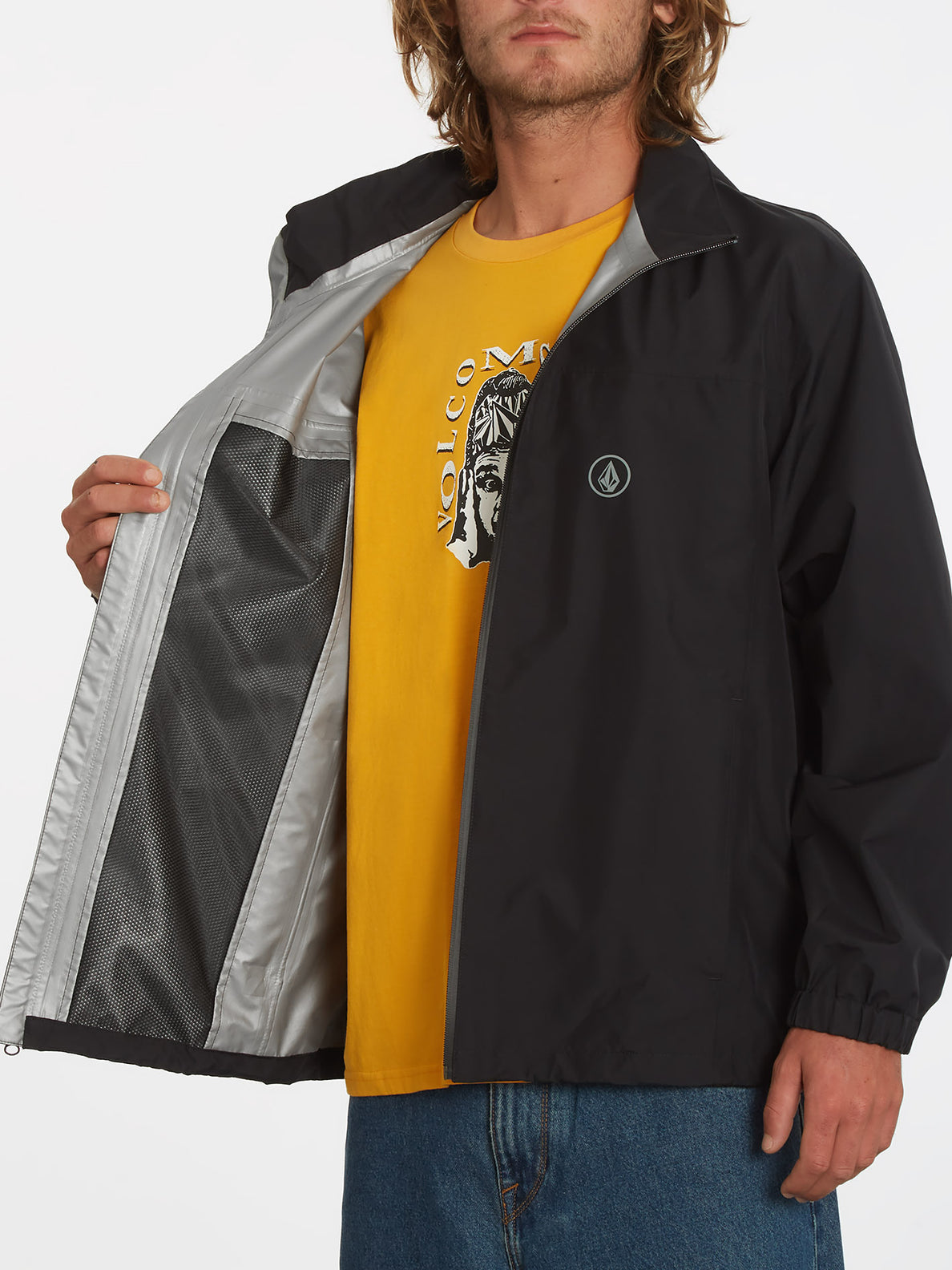Stone Shell Gore Tex Jacket BLACK Volcom Europe