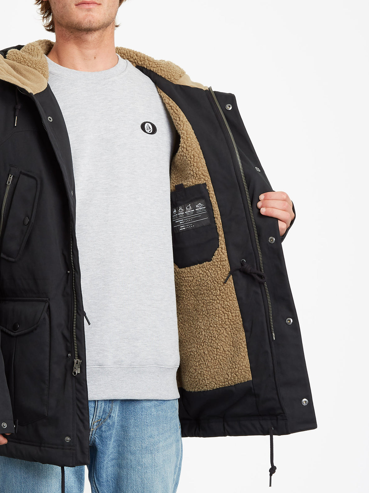 Volcom starget top parka black