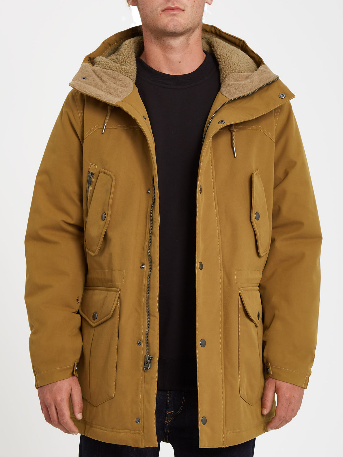 Volcom starget outlet parka black