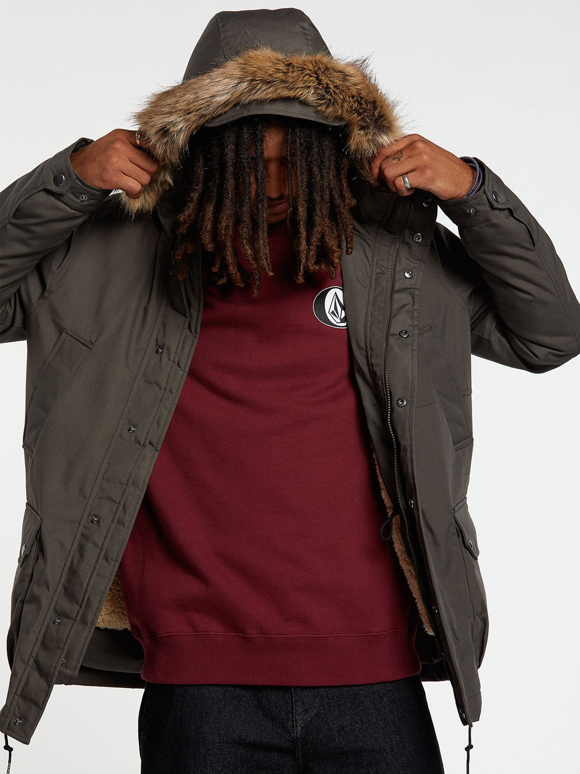 Lidward 5K Parka Jacket LEAD Volcom Europe