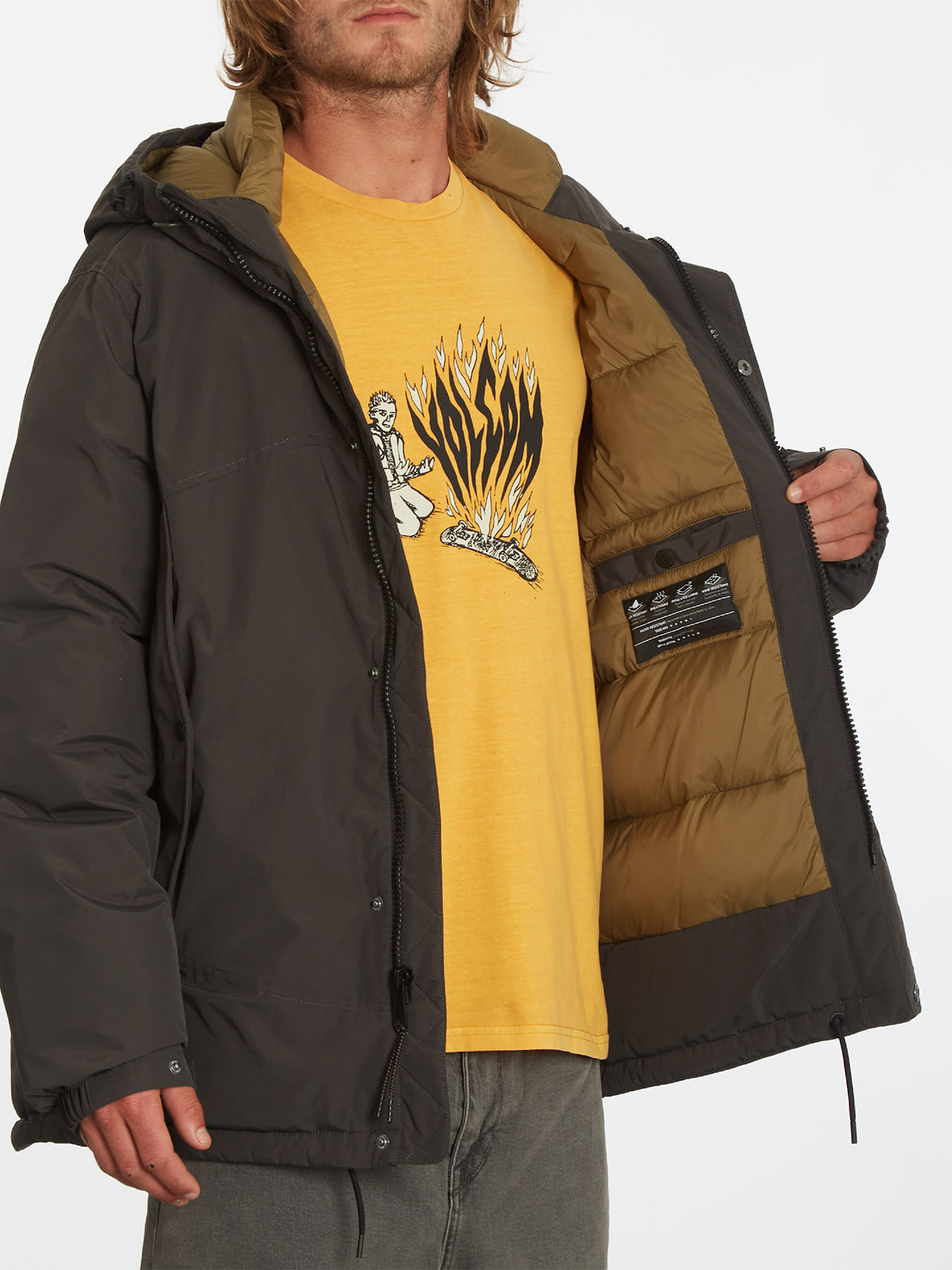 Million Miles Jacket - RINSED BLACK – Volcom Europe