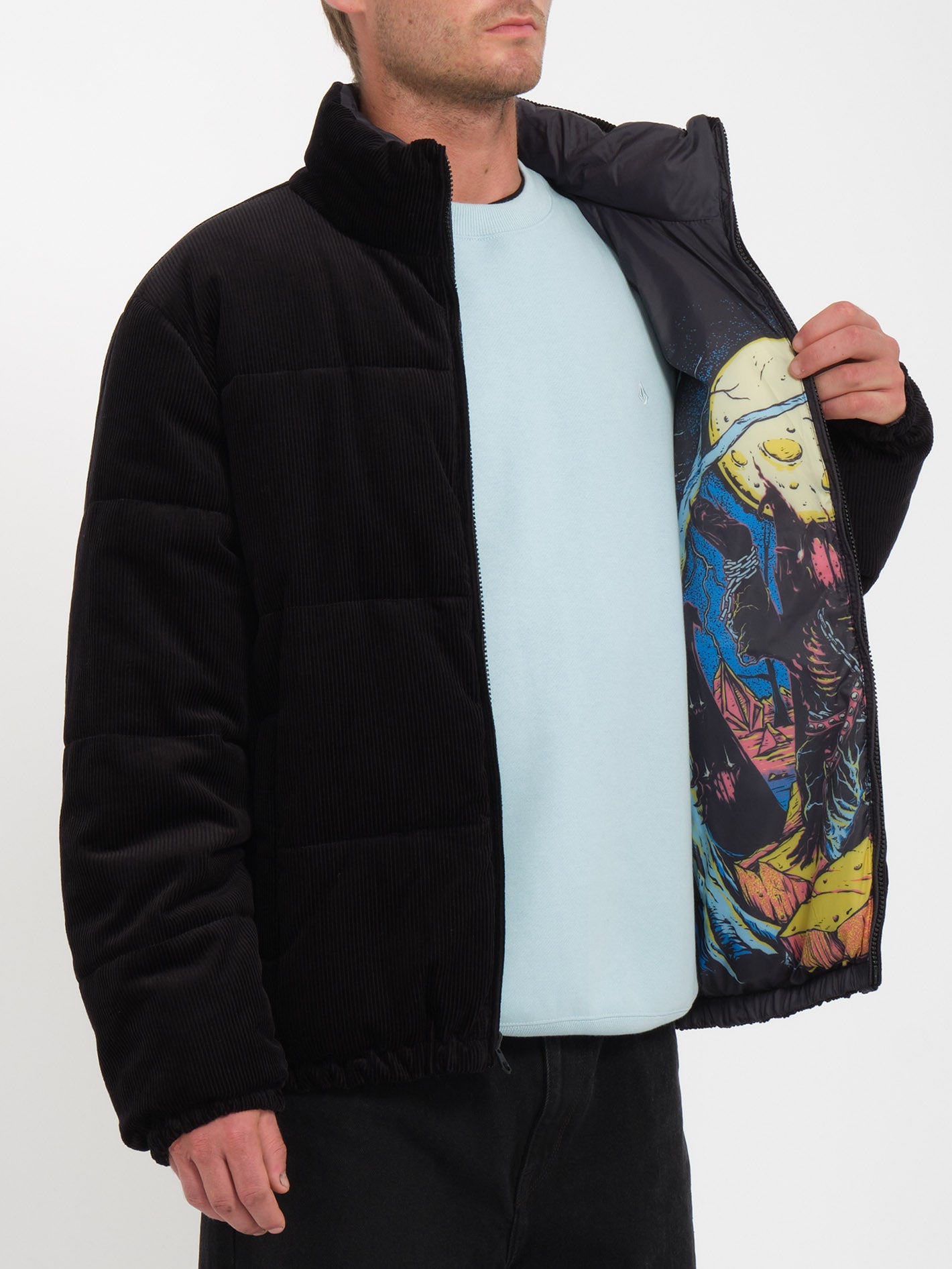Max Sherman Jacket (Reversible) - BLACK - Men - Volcom EU – Volcom