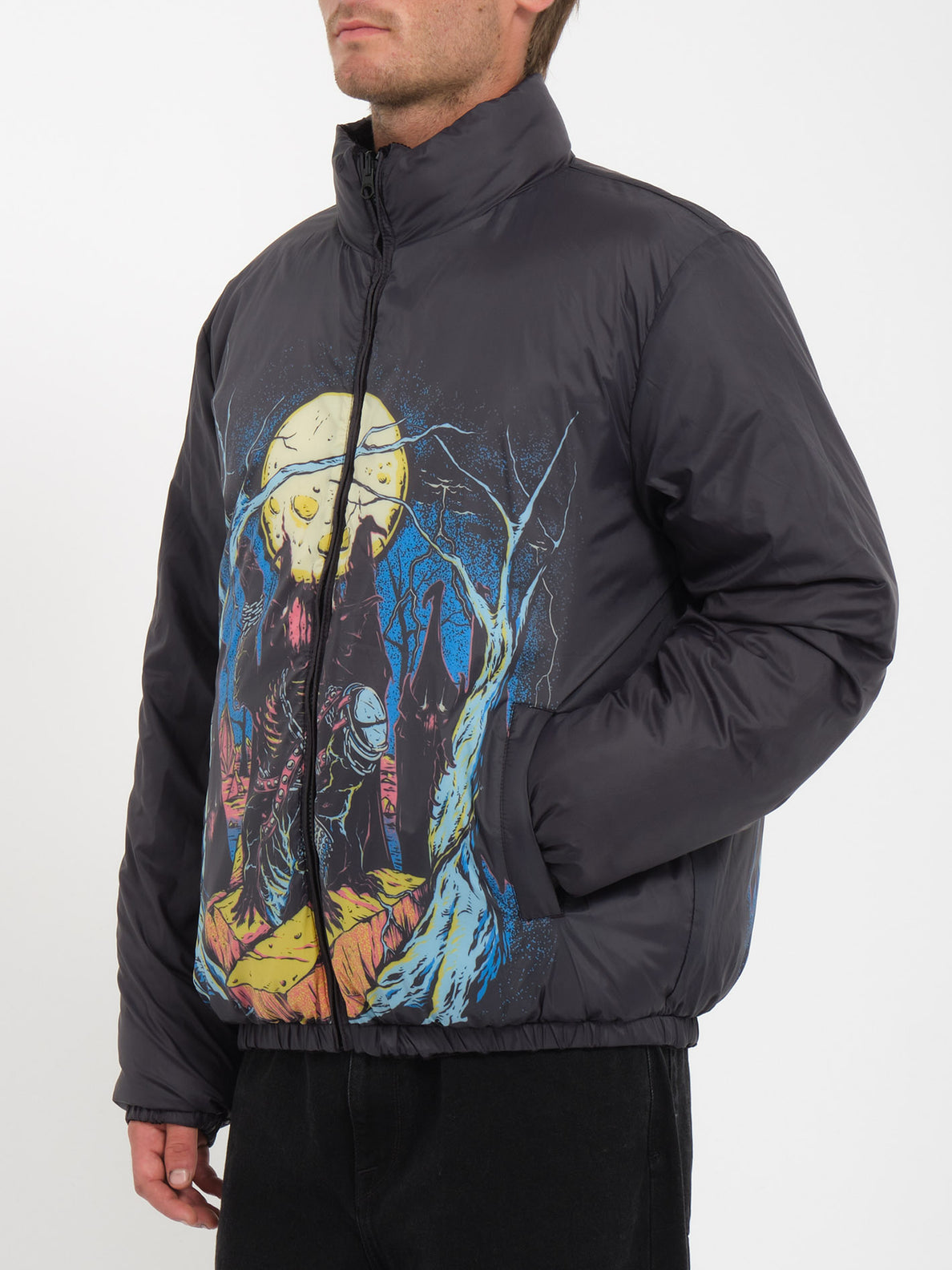 Max Sherman Jacket Reversible BLACK Men Volcom EUROPE