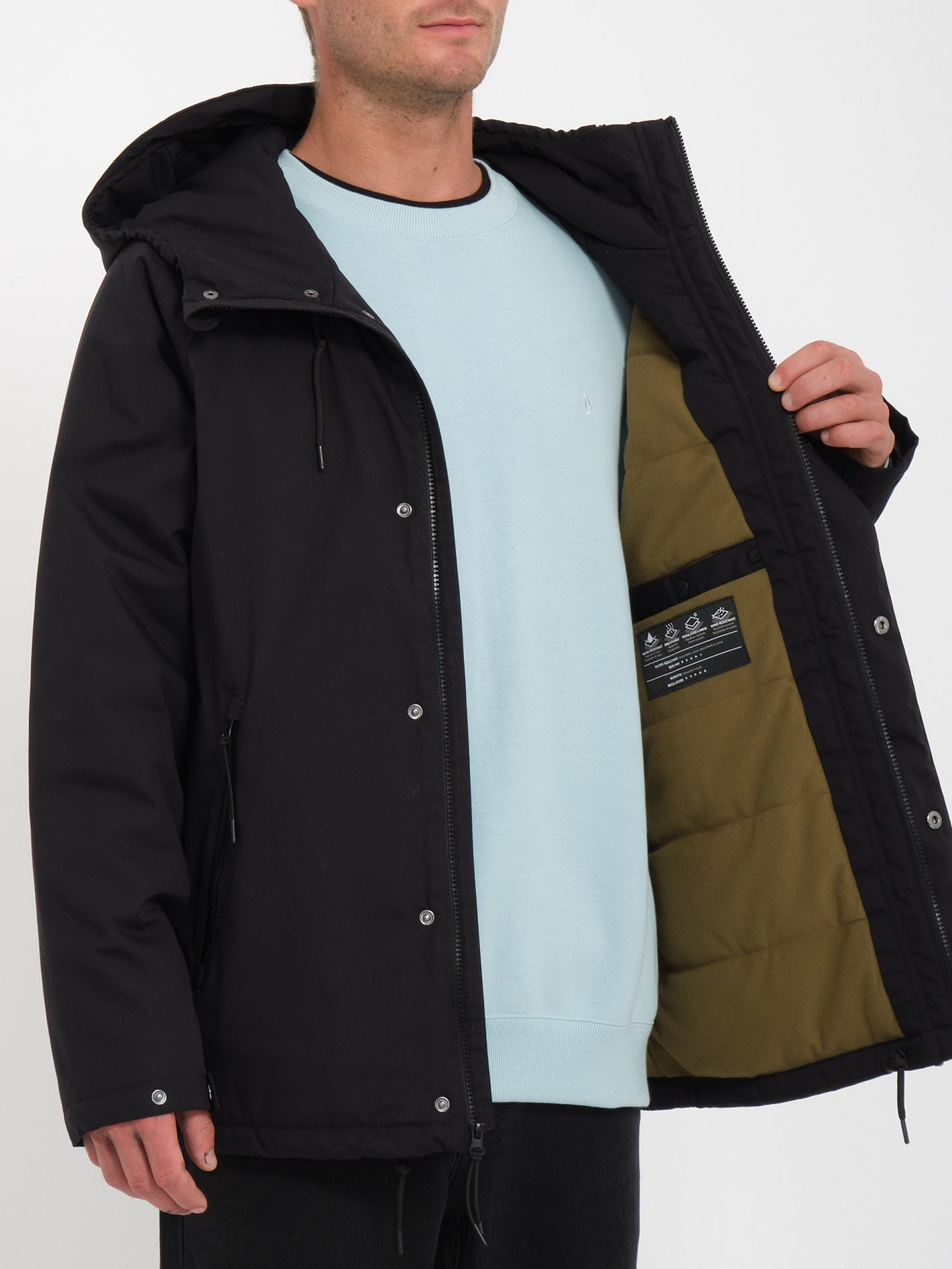 Stoke Stone Ii 5K Jacket - BLACK - Men - Volcom EUROPE Stoke Stone Ii 5K Jacket - BLACK - Men - Volcom EUROPE