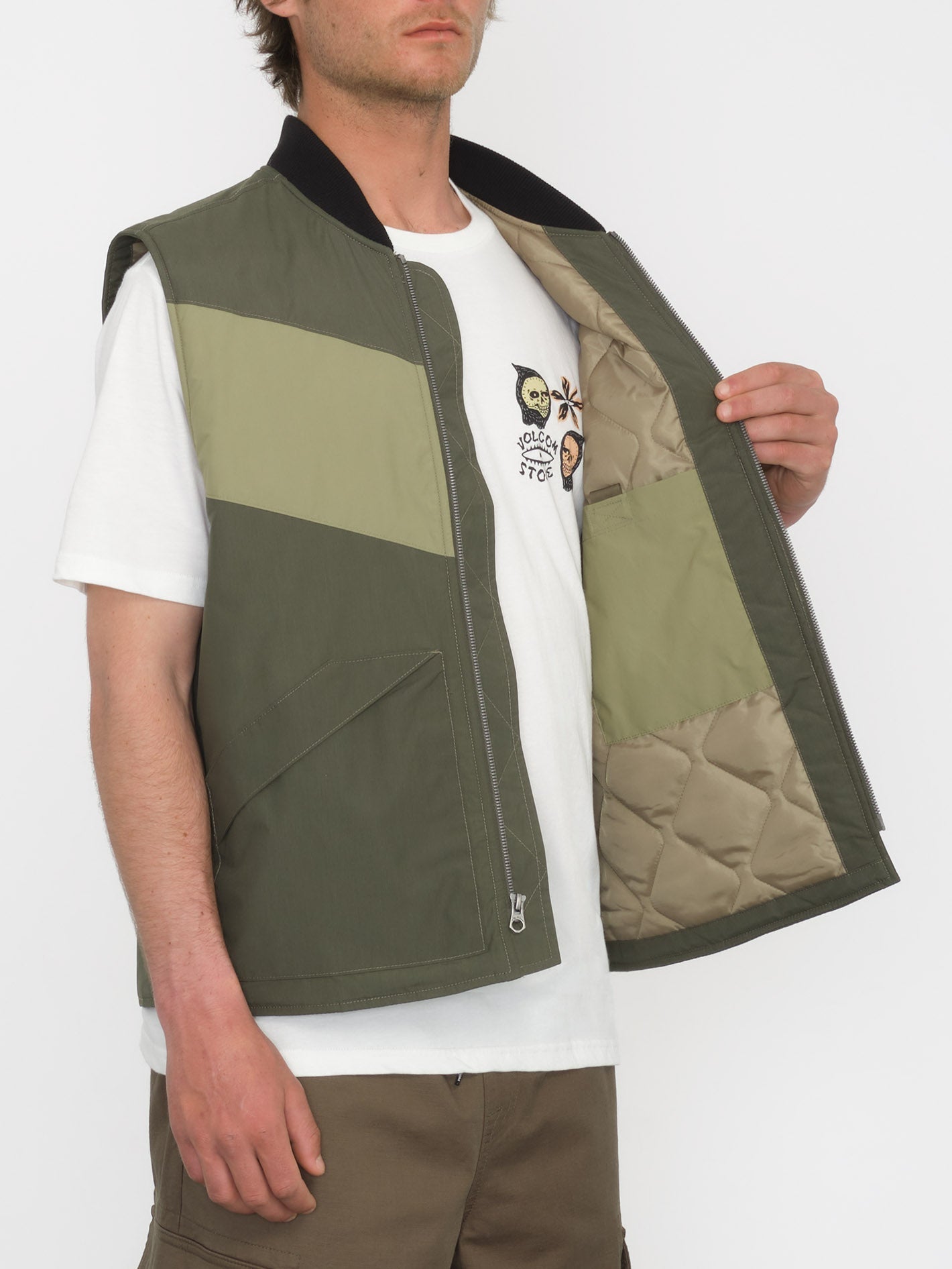 Prysmer Vest - SQUADRON GREEN - Men - Volcom EU – Volcom Europe