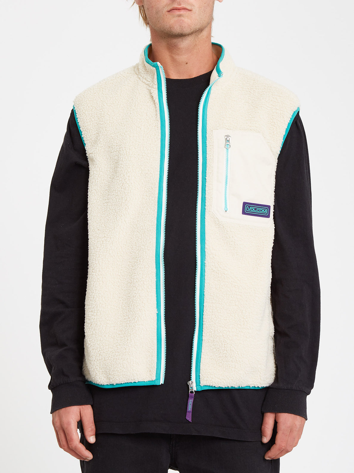 Muzzer Fuzzar Vest - WHITECAP GREY (A1832100_WCG) [2]