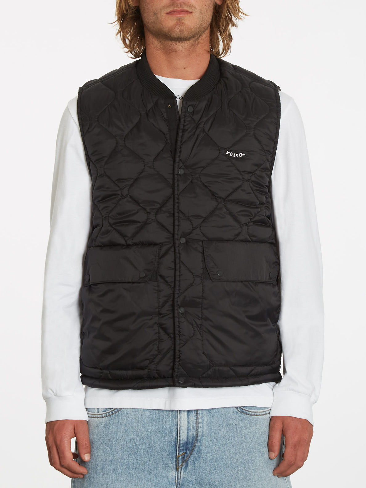 Bowered Vest (Reversible) - BLACK (A1832201_BLK) [2]