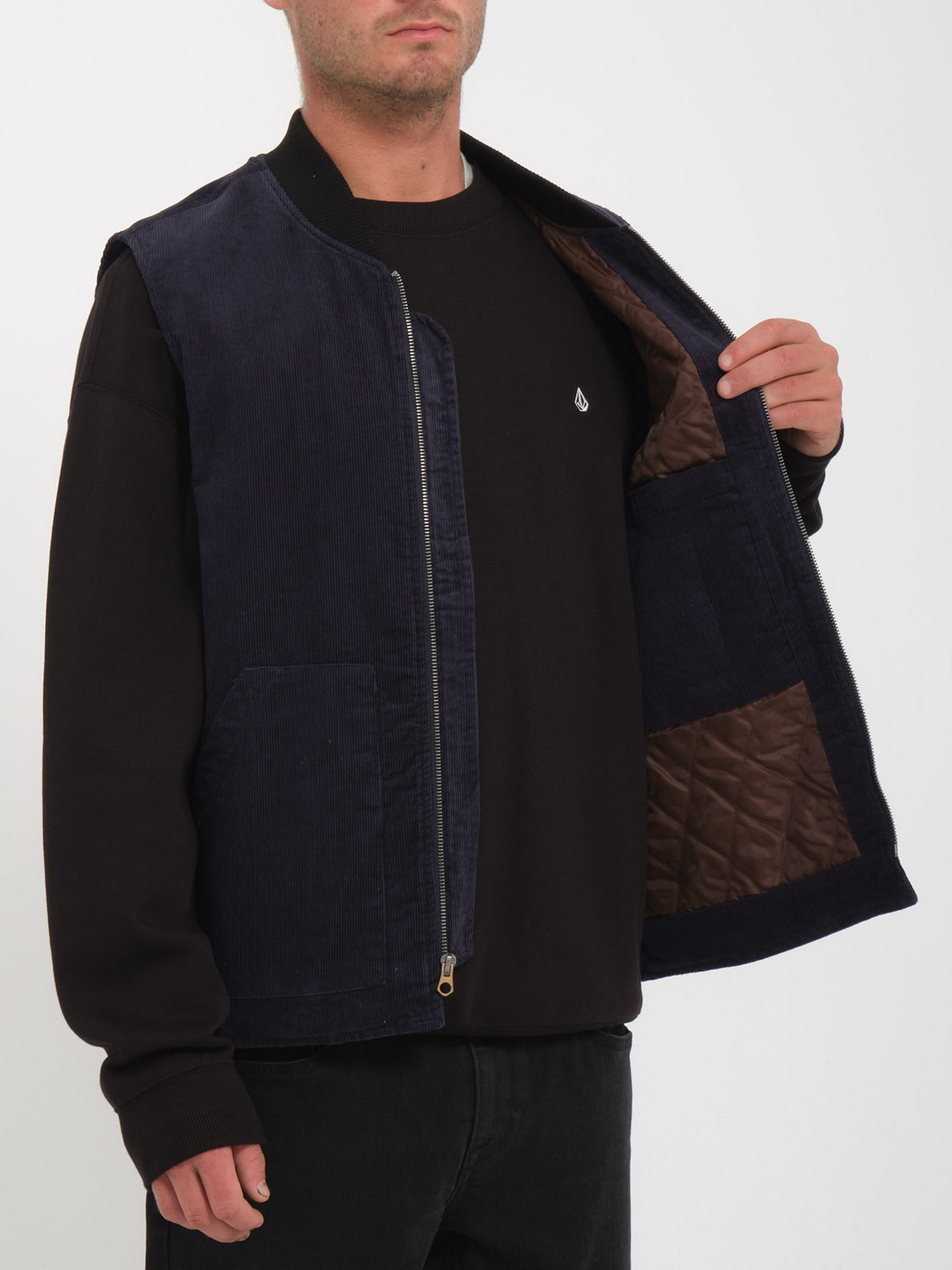 V Team Vest NAVY Men Volcom EUROPE Volcom Europe