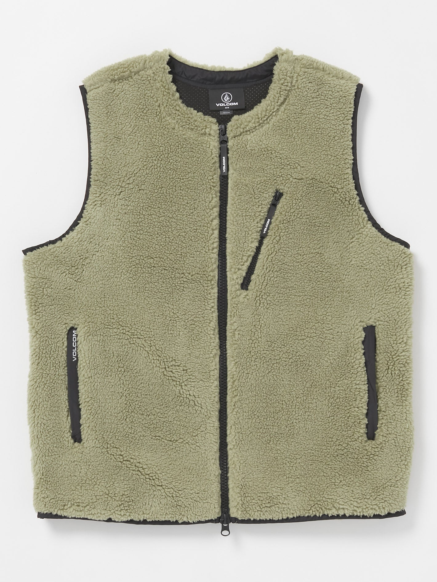 Archstone Sherpa Vest - THYME GREEN - Men - Volcom EU – Volcom Europe