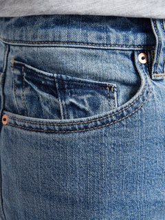 Solver Tapered Denim - Vmi-Vintage Marbled Indigo