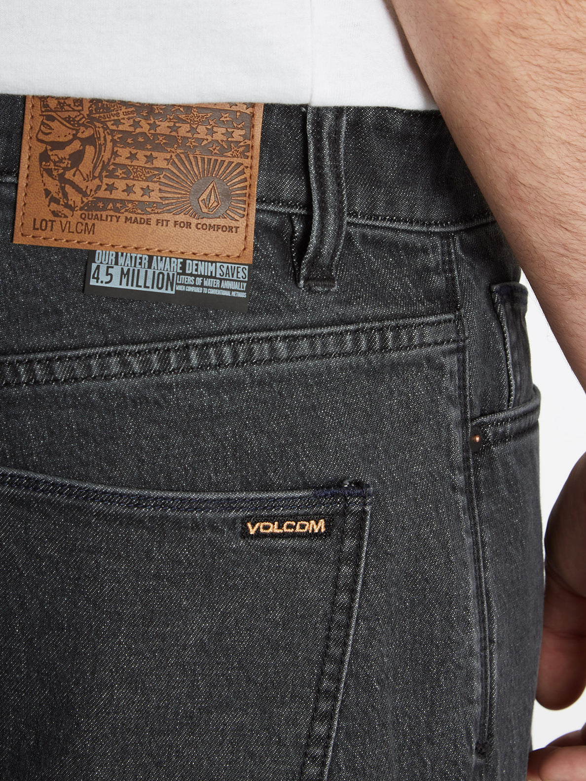 Modown Tapered Jeans - STONEY BLACK (A1932102_STY) [4]