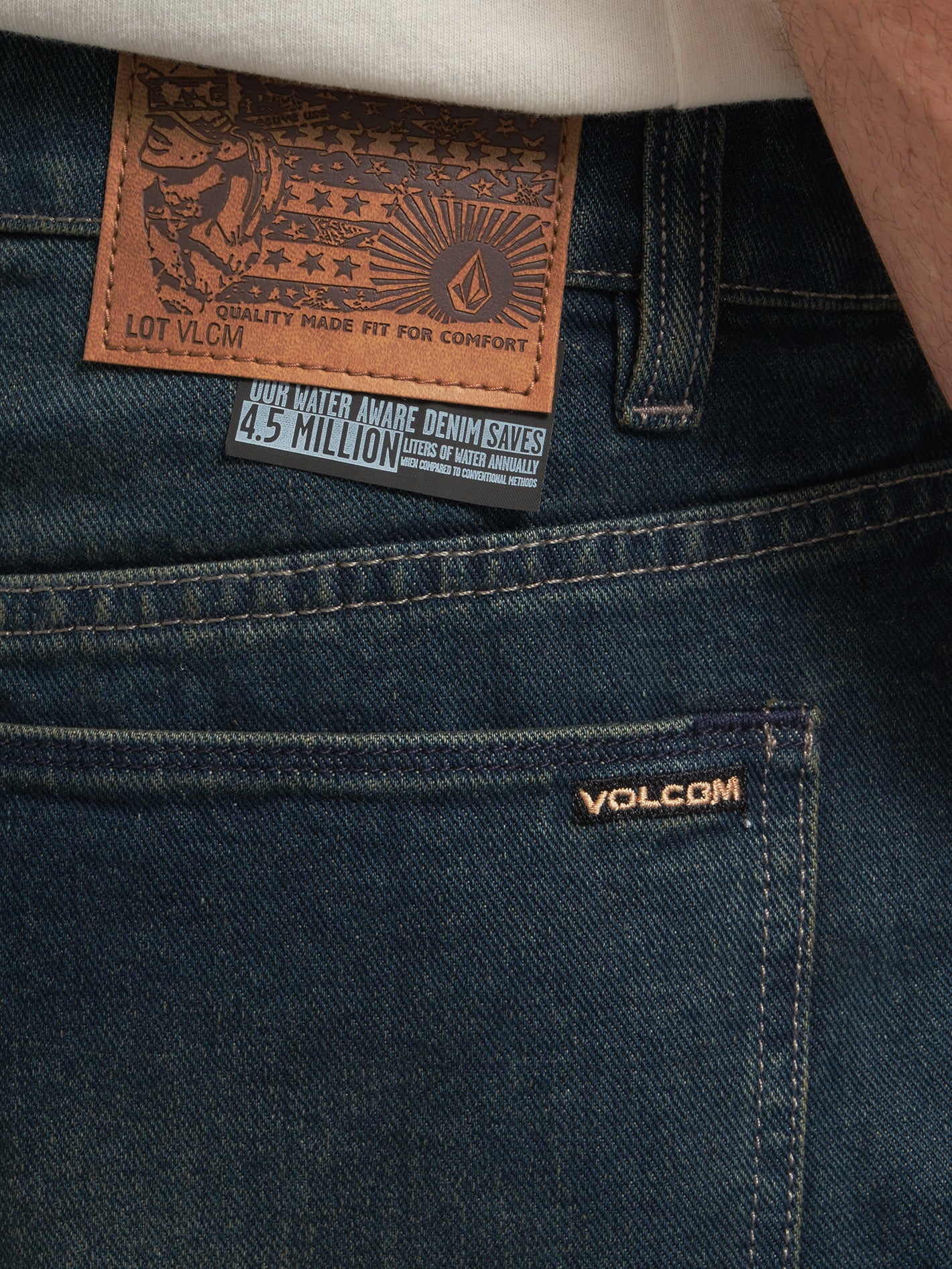 Billow Jeans - OLD BLACKBOARD - Men - Volcom EU – Volcom Europe