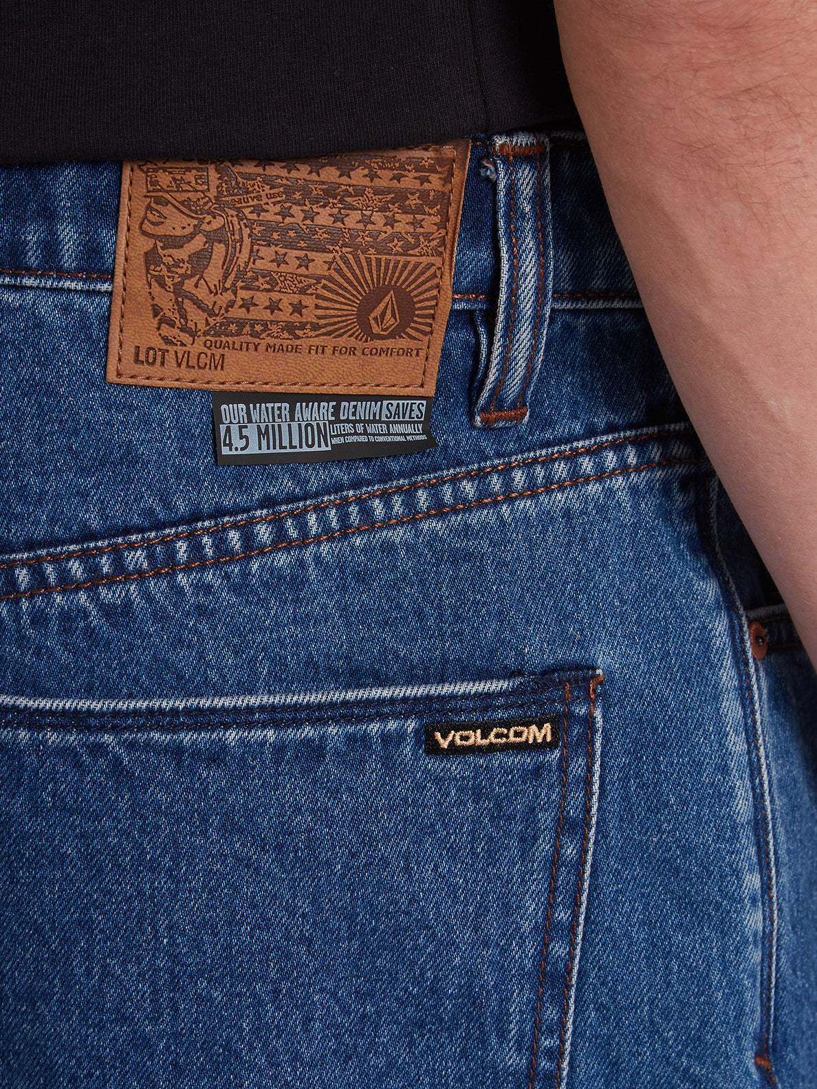 Billow Denim Short - OLIVER MID BLUE (A2012200_OMB) [4]